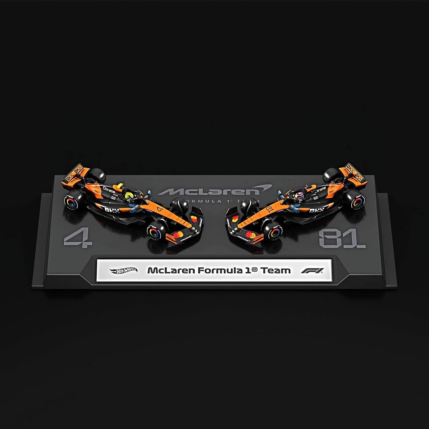 Hot Wheels Premium Formula One McLaren Team - Lando Norris & Oscar Piastri - 2 Pack Diecast Set (Pre-Order)