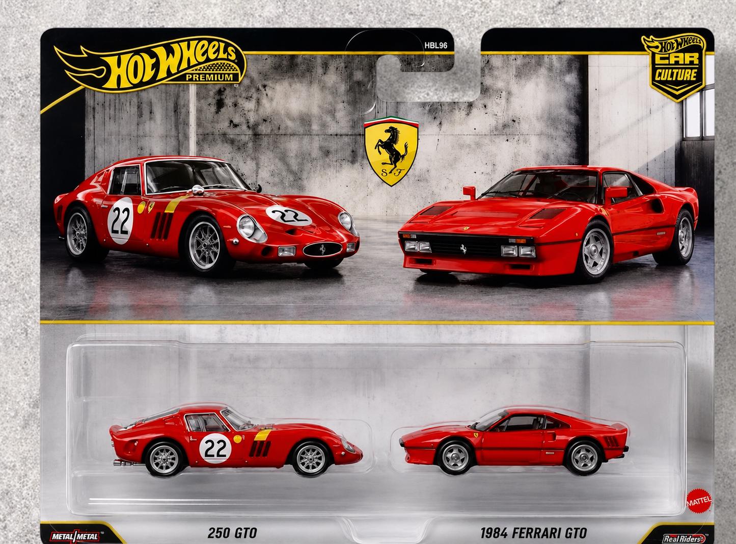2027 Hot Wheels Premium Exclusive - 1984 Ferrari GTO New Model & Ferrari 250 GTO (Pre-Order Late 2026 - Early 2027)