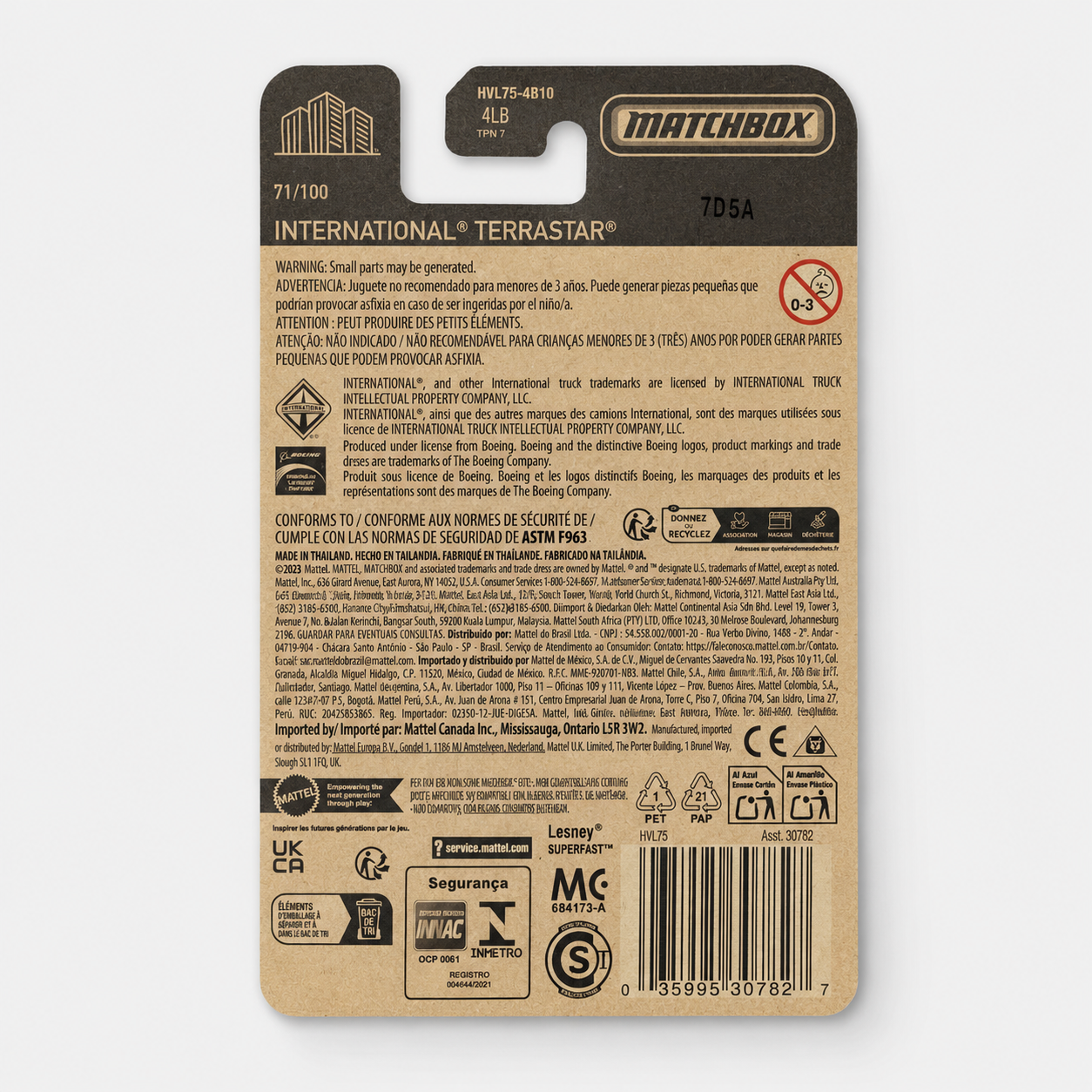 Matchbox International Terrastar | Matchbox Series 71/100