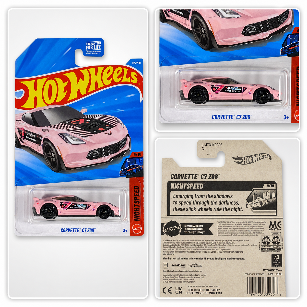Hot Wheels Corvette C7 Z06 | Nightspeed Series 9/10 - 113/250