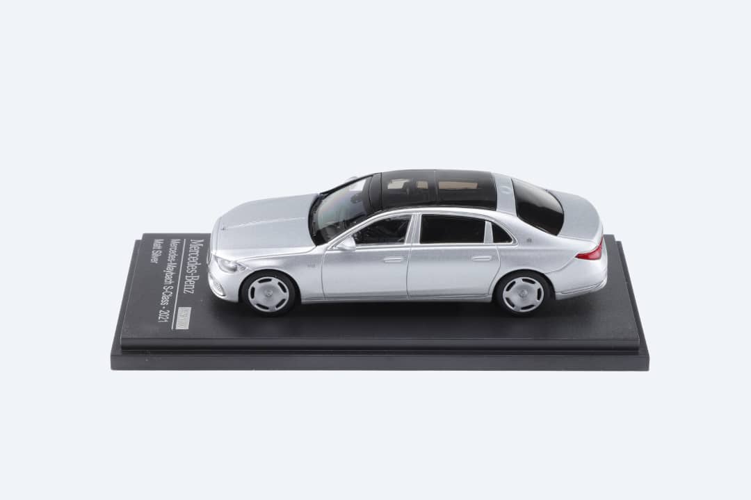 AR BOX 2021 Mercedes-Benz Maybach W223 Matte Silver 1:64