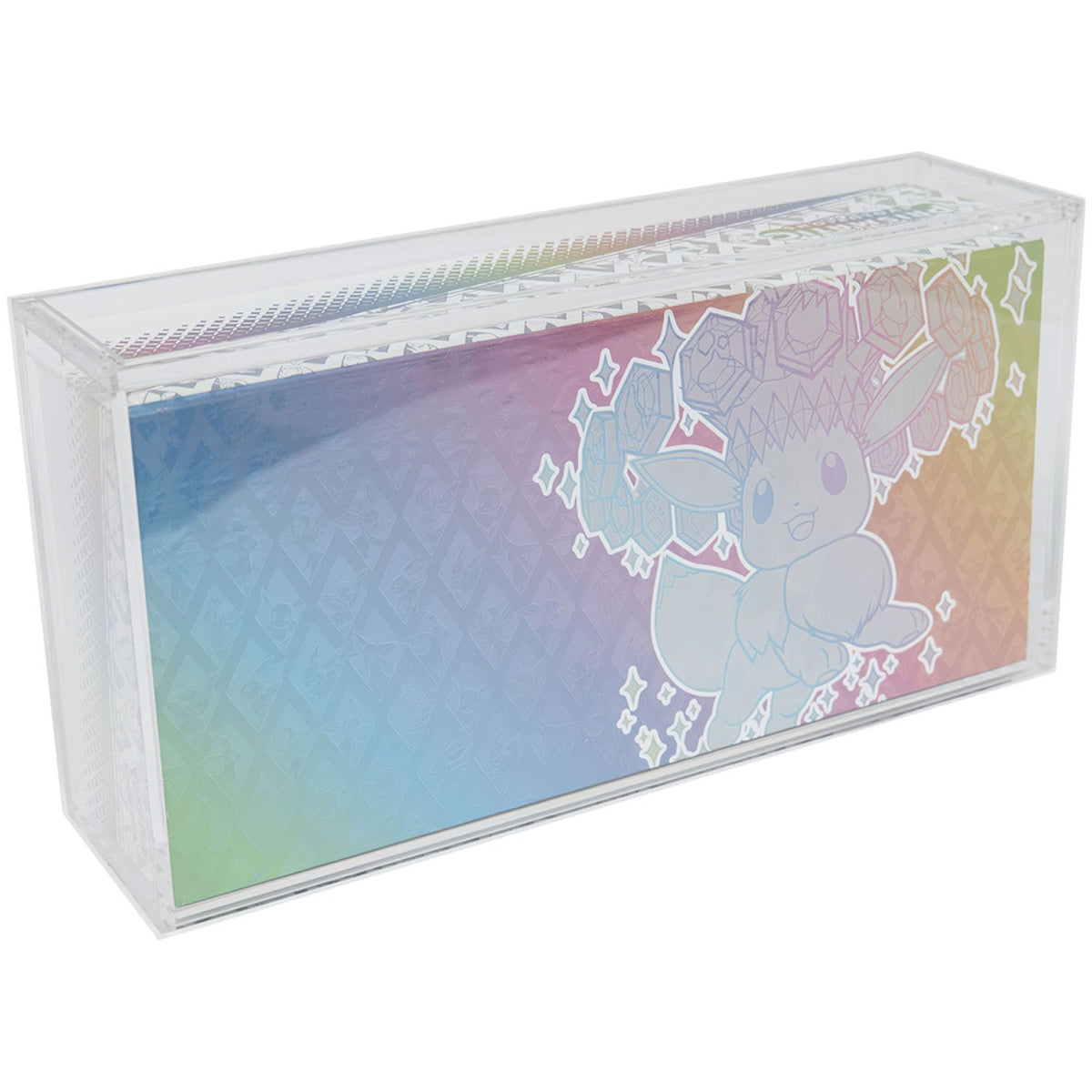 Pokémon Prismatic Evolutions SPC Super Premium Collection Acrylic Case