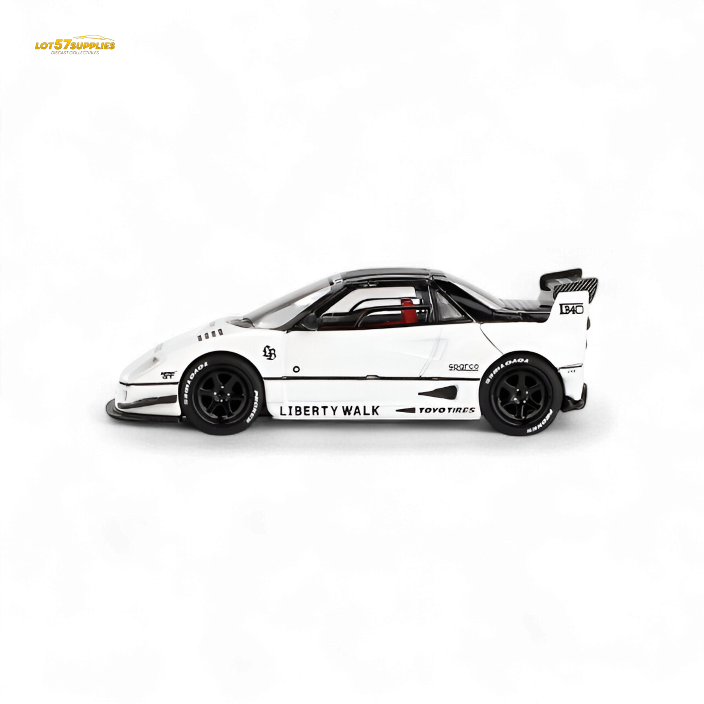 Mini-GT Mazda AZ-1 Liberty Walk LB40 White 1:64