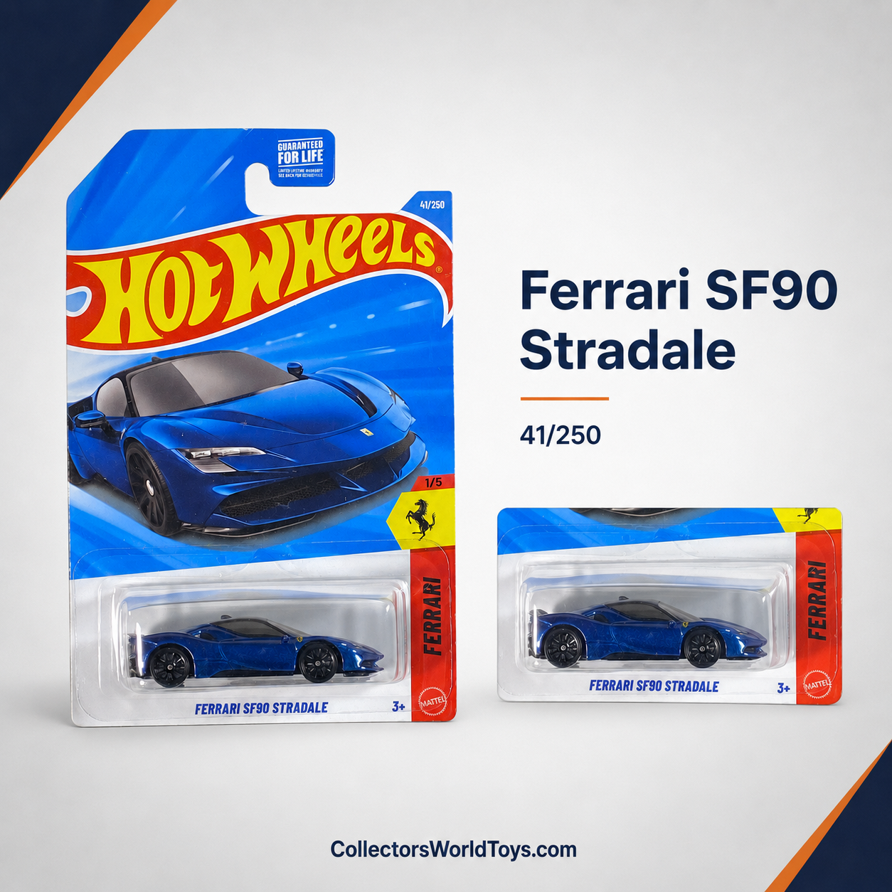 Hot Wheels Ferrari SF90 Stradale | Ferrari Series 1/5 - 44/250