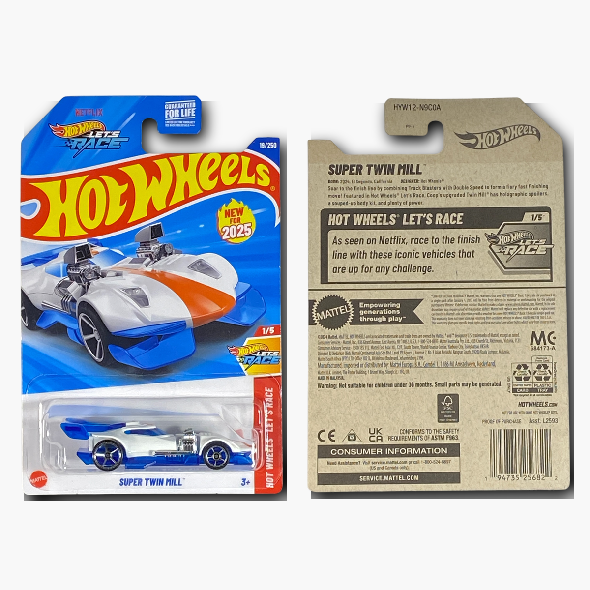 Hot Wheels Super Twin Mill | Let's Race Series 1/5