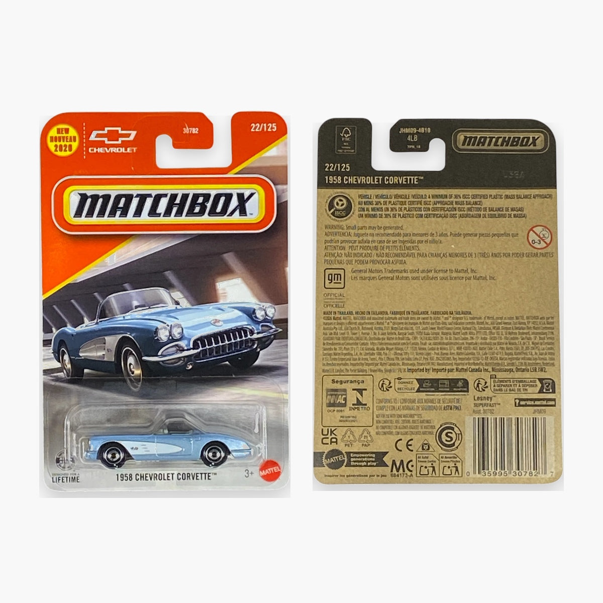 Matchbox 1958 Chevrolet Corvette | 2026 Matchbox Series 22/125