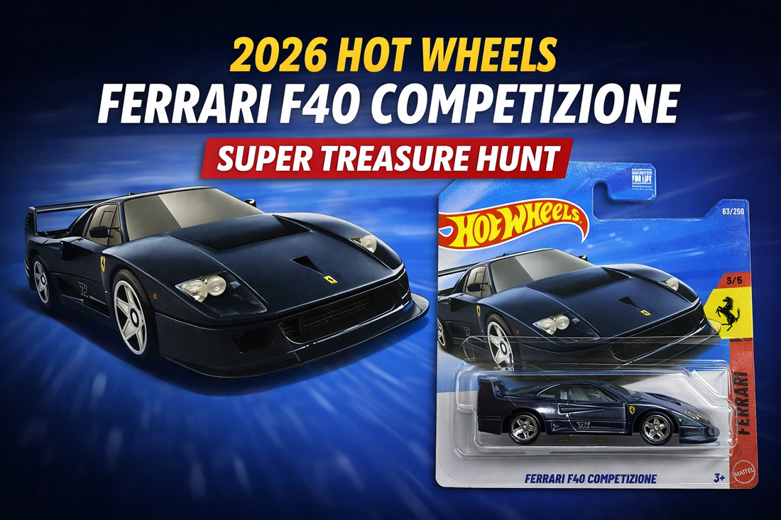 The 2026 Hot Wheels Ferrari F40 Competizione Super Treasure Hunt