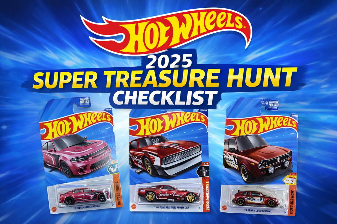 2025 Hot Wheels Super Treasure Hunt Checklist – Complete Collector Guide