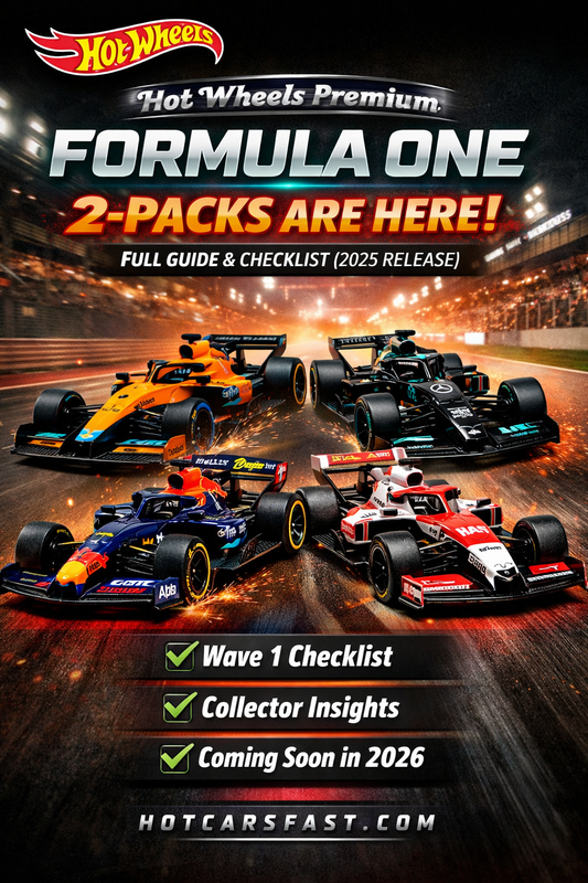 Hot Wheels Premium Formula One 2-Packs Are Here 🔥 Full Guide + Checklist (2026 Release)