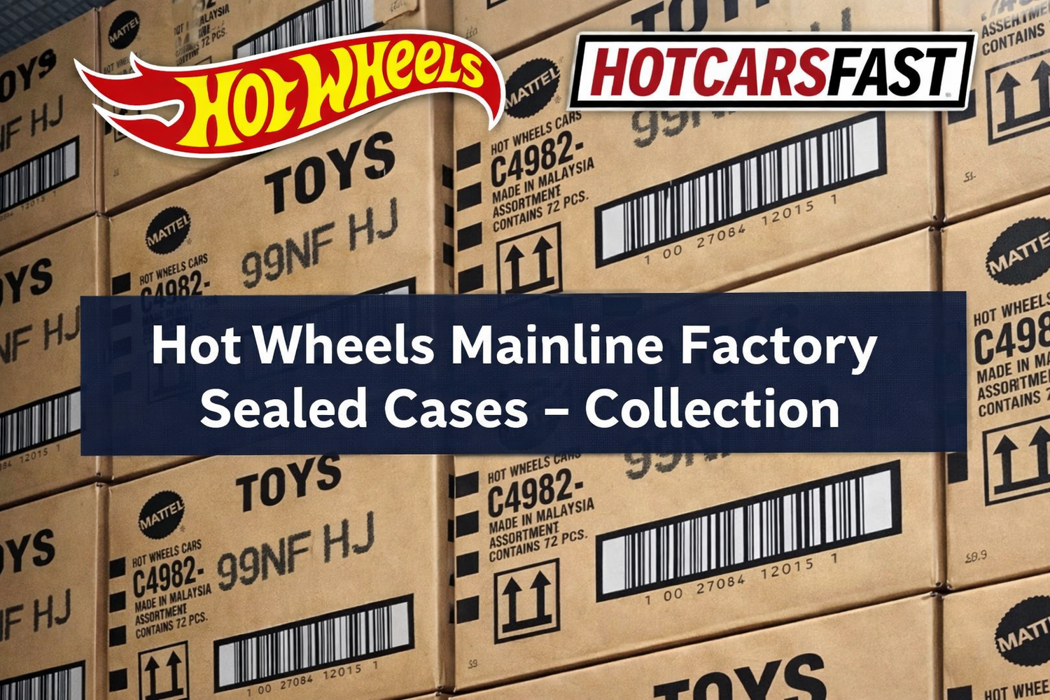 Hot Wheels Mainline Sealed Cases