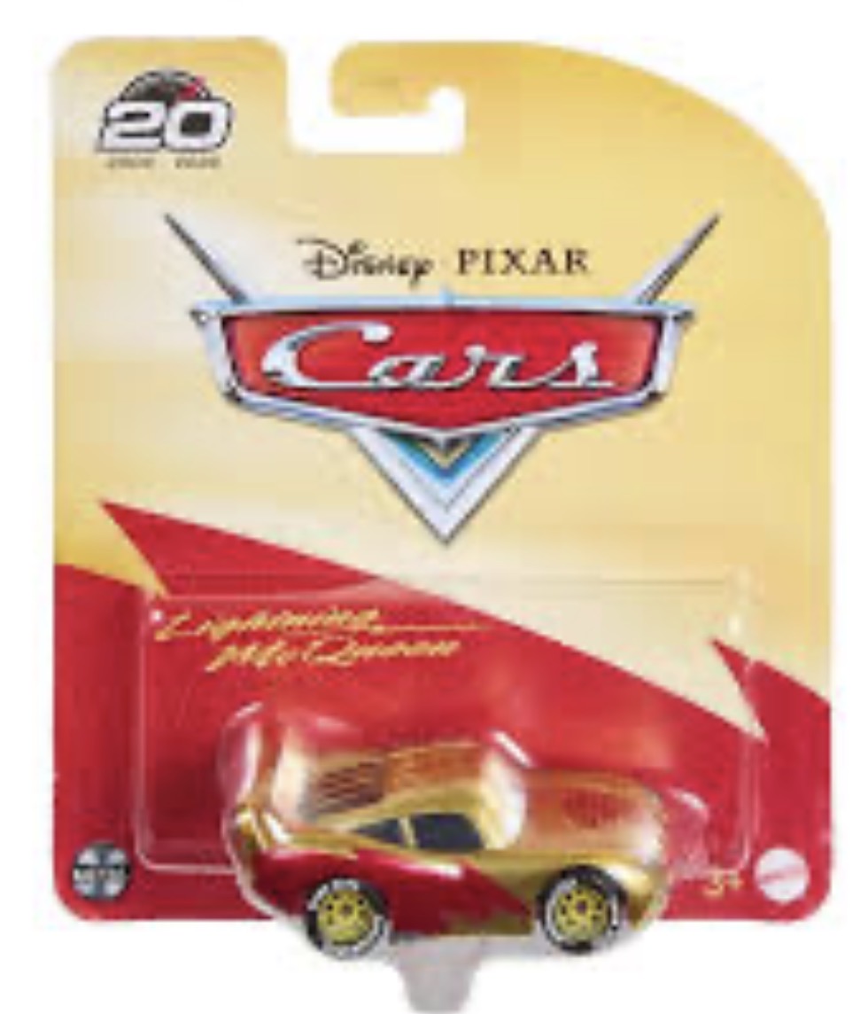 2026 Disney Pixar Cars Lightning McQueen Gold Exclusive Promo 20th Anniversary Commemorative (Pre-Order Winter ‘26/‘27)