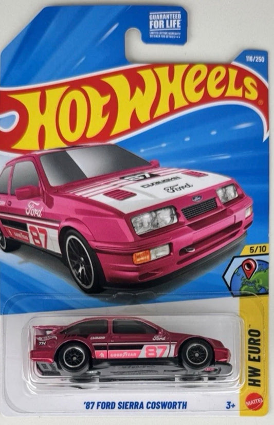 2026 Hot Wheels Super Treasure Hunt ‘87 Ford Sierra Cogsworth Diecast