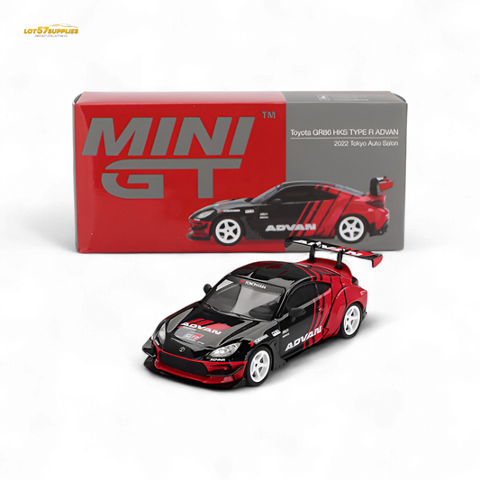 Mini-GT Toyota GR86 HKS ADVAN 1:64
