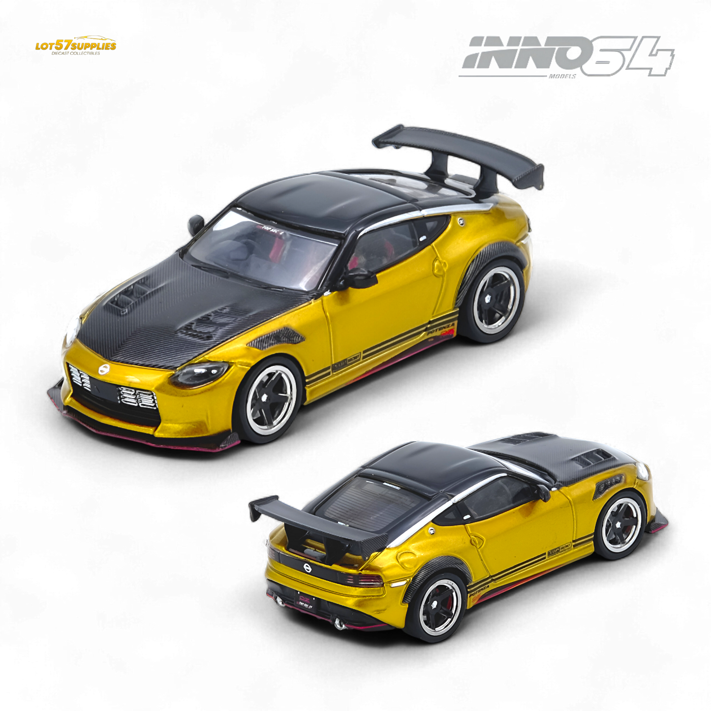 Inno64 Top Secret Fairlady Z RZ34 Gold 1:64