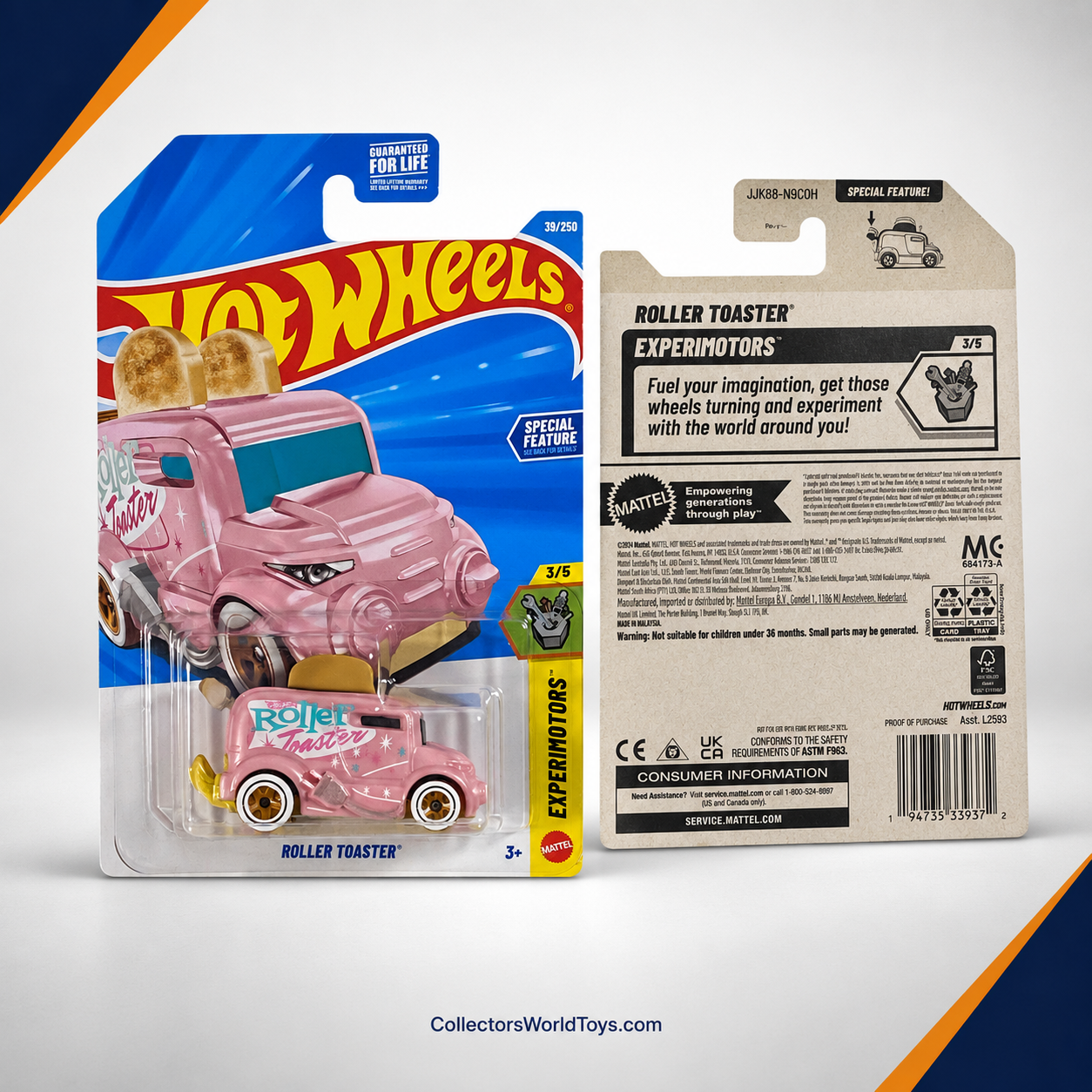 Hot Wheels Roller Toaster | Experimotors Series 3/5 - 39/250