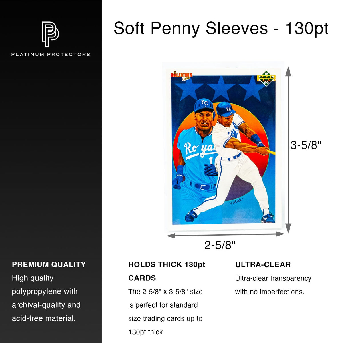 Penny Sleeves 130pt