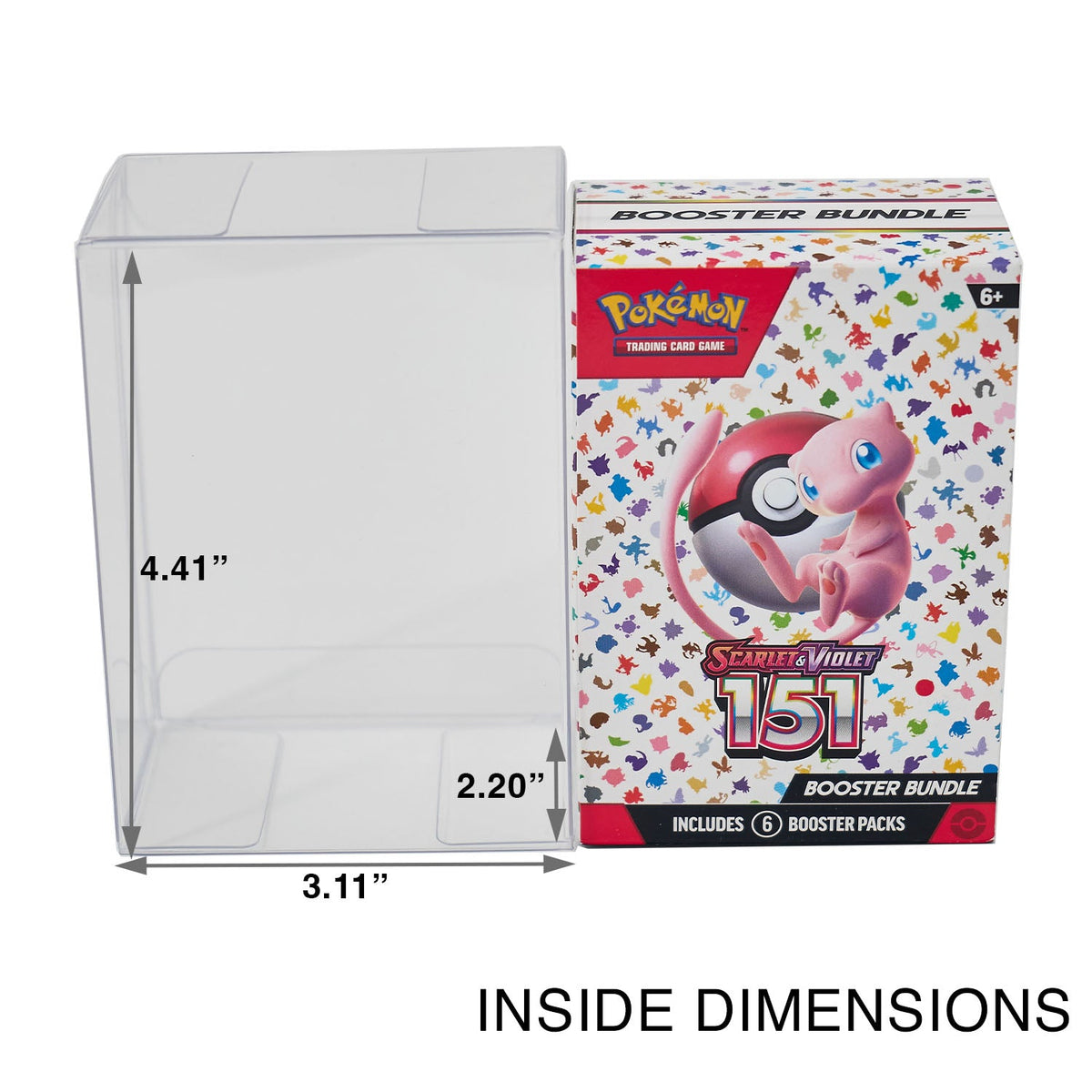 Platinum Protectors for Pokemon 151 Booster Bundle Boxes - UV & Scratch-Resistant