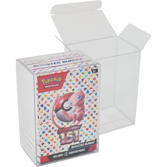 Platinum Protectors for Pokemon 151 Booster Bundle Boxes - UV & Scratch-Resistant