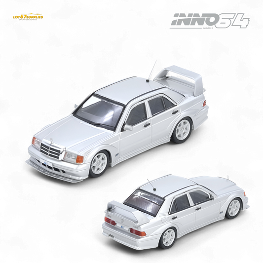 Inno64 Mercedes Benz 190E Silver 1:64