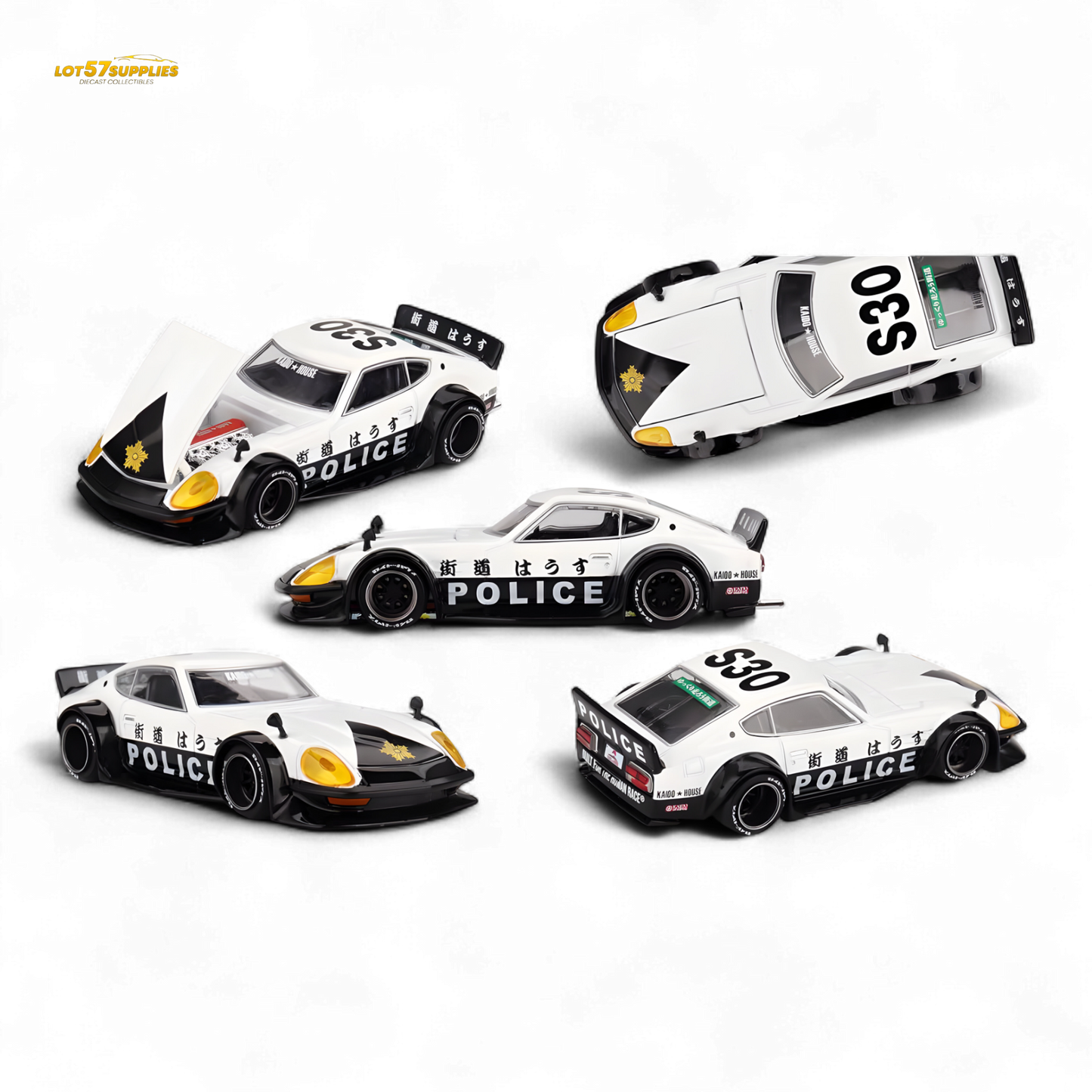 (Pre-Order) KAIDO Nissan Fairlady Z GT Police 1:64