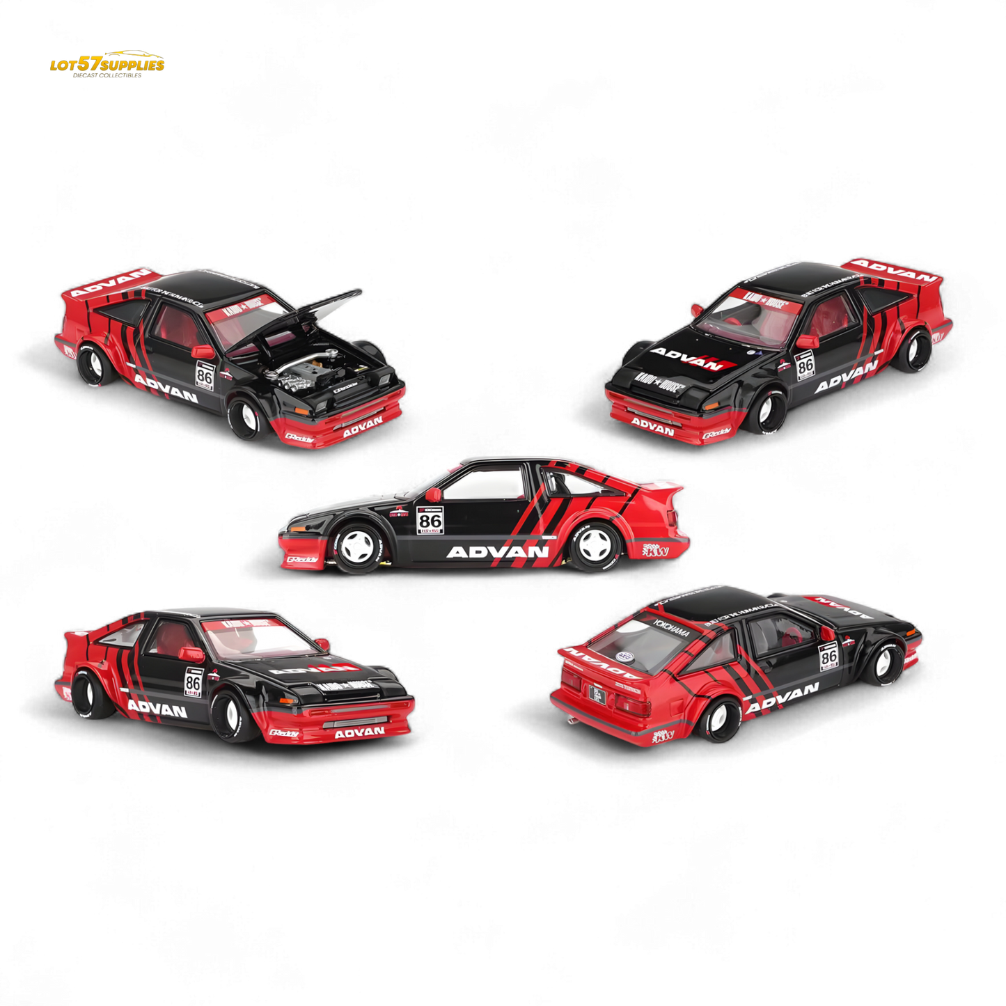 (Pre-Order) KAIDO Toyota AE86 Sprinter Trueno ADVAN 1:64