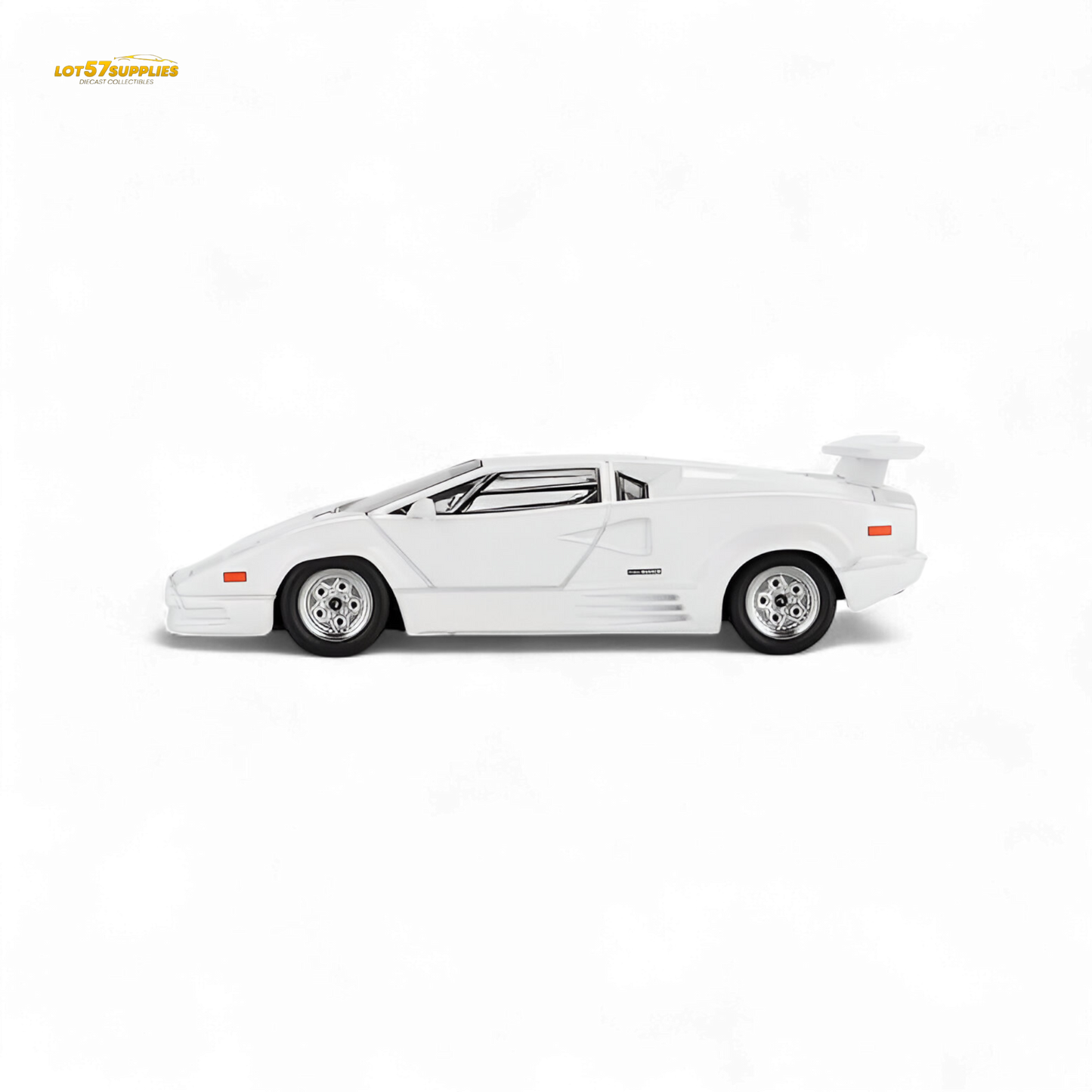 Mini-GT Lamborghini Countach 25th Anniversary White 1:64