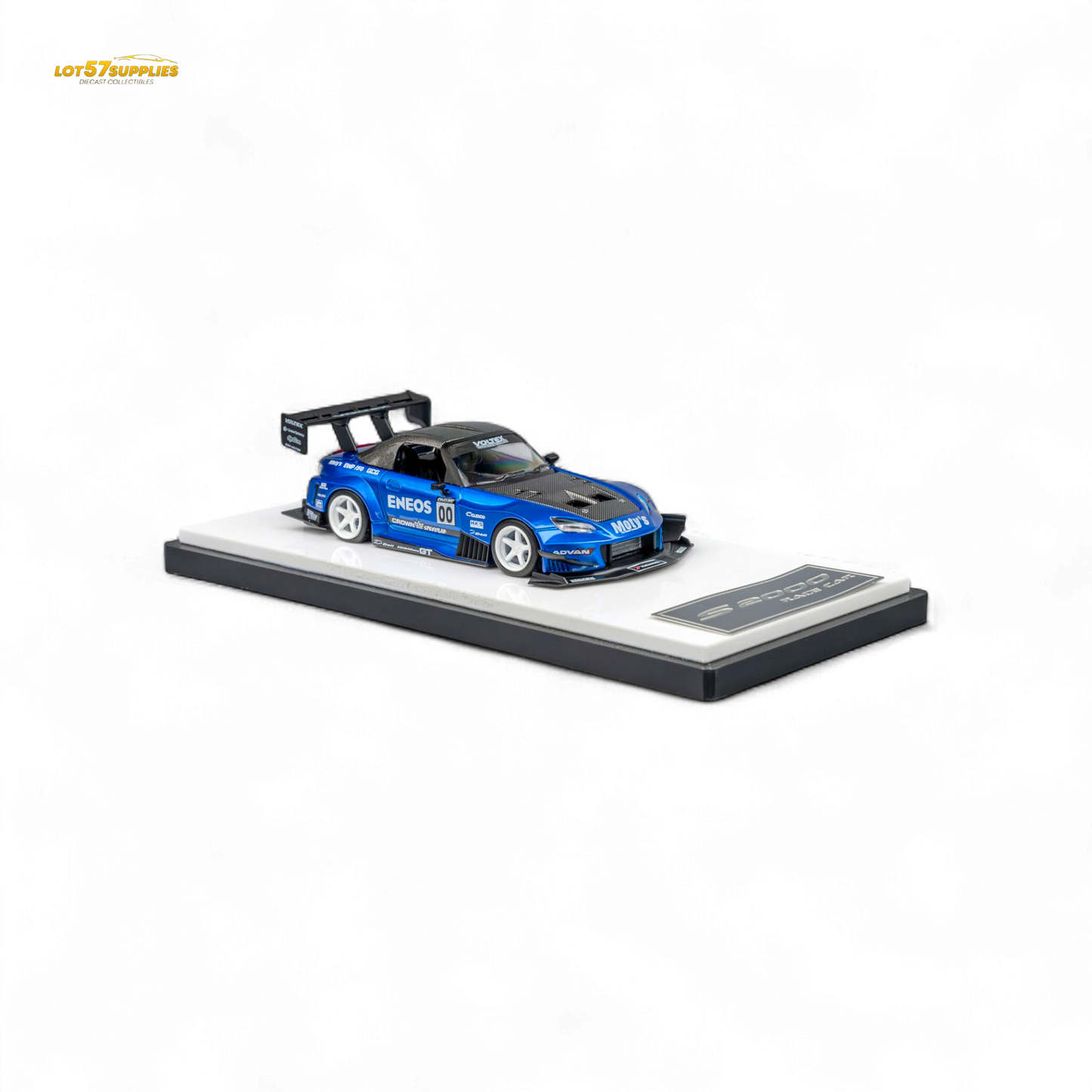 MicroTurbo Honda S2000 ENEOS #00 TOP FUEL - Candy Blue 1:64