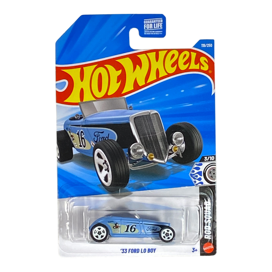 Hot Wheels '33 Ford Lo Boy | Rod Squad Series 3/10