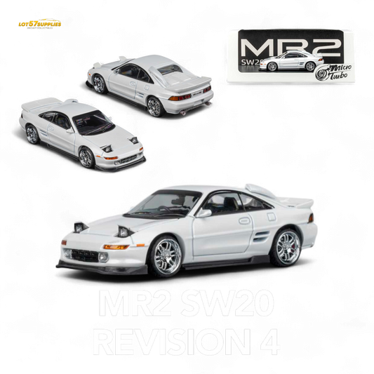 Microturbo Toyota MR-2 SW20 Revision 4 V2 White 1:64