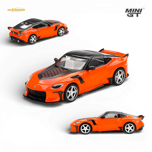 Mini-GT Nissan Z VeilSide FFZ400 Orange 1:64