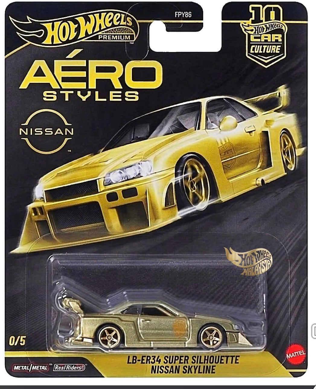 2026 Hot Wheels Car Culture Premium Aero Speed - Sealed Case of 10 - Chance of Chase (Pre-Order Summer)