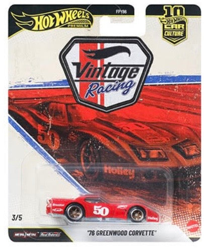 2026 Hot Wheels Car Culture Premium Vintage ‘76 Greenwood Corvette (Pre-Order)