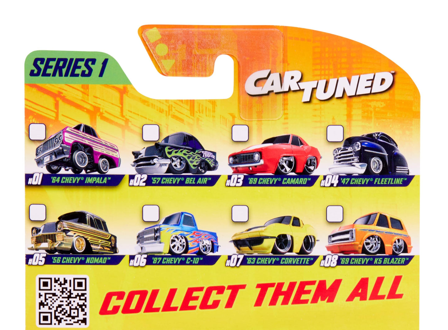 Car Tuned Series 1 Full Set of 8 Diecast Cars