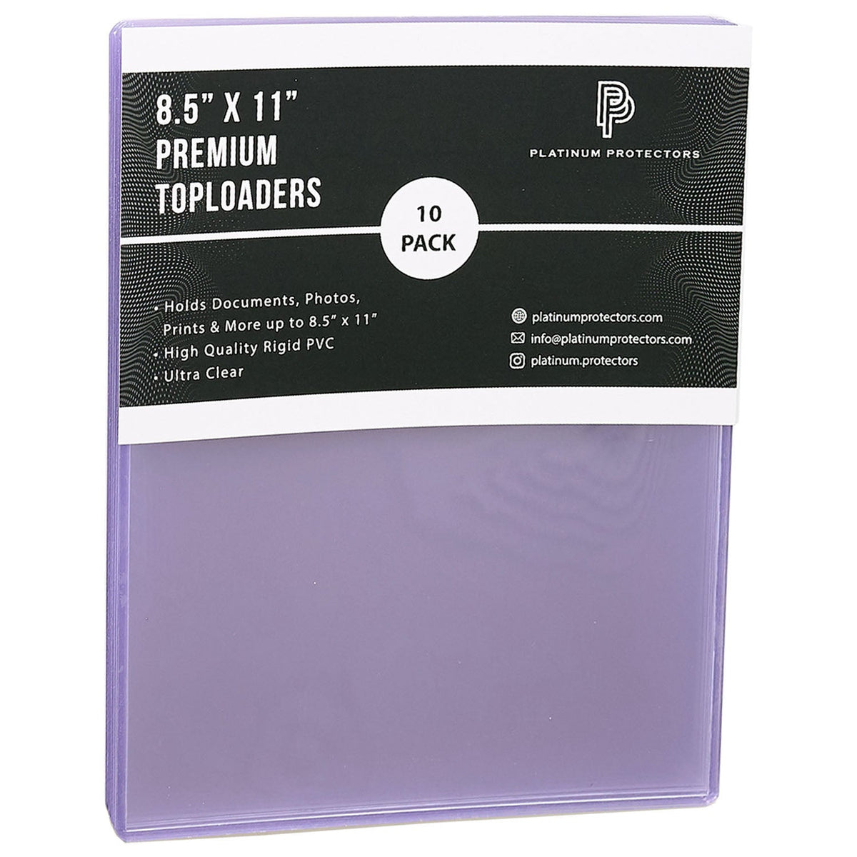 Photocard Toploader 8.5" x 11"