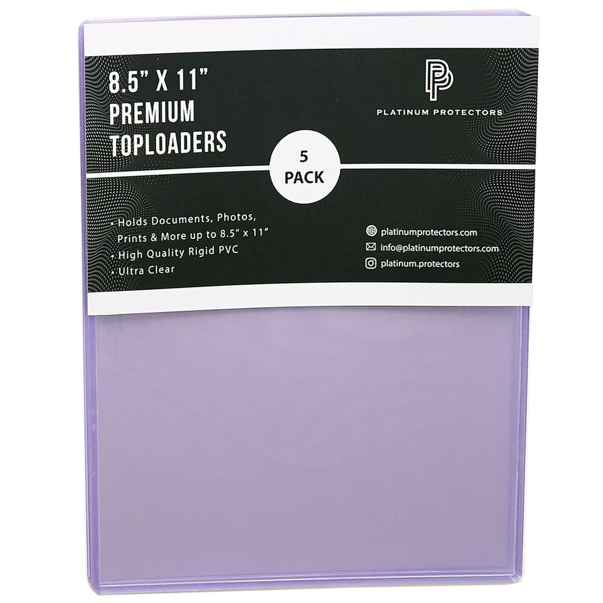 Photocard Toploader 8.5" x 11"