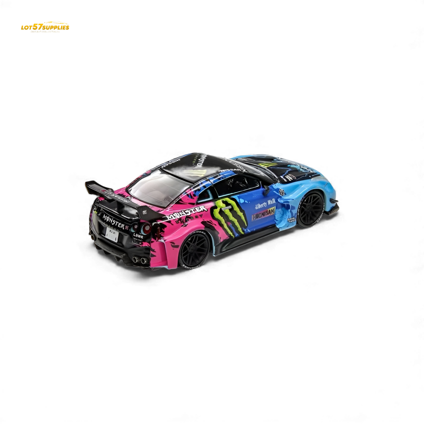 Demon King Auto GT-R R35 LBWK Monster Livery 1:64