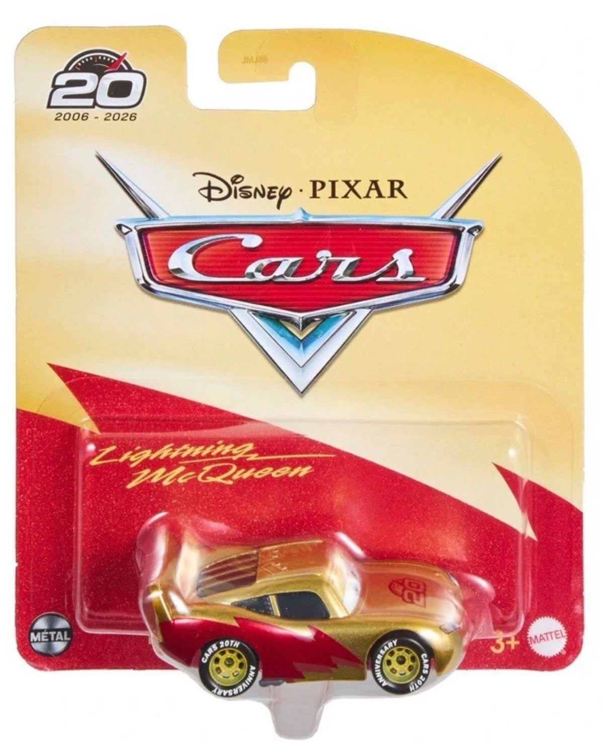 2026 Disney Pixar Cars Lightning McQueen Gold Exclusive Promo 20th Anniversary Commemorative (Pre-Order Winter ‘26/‘27)