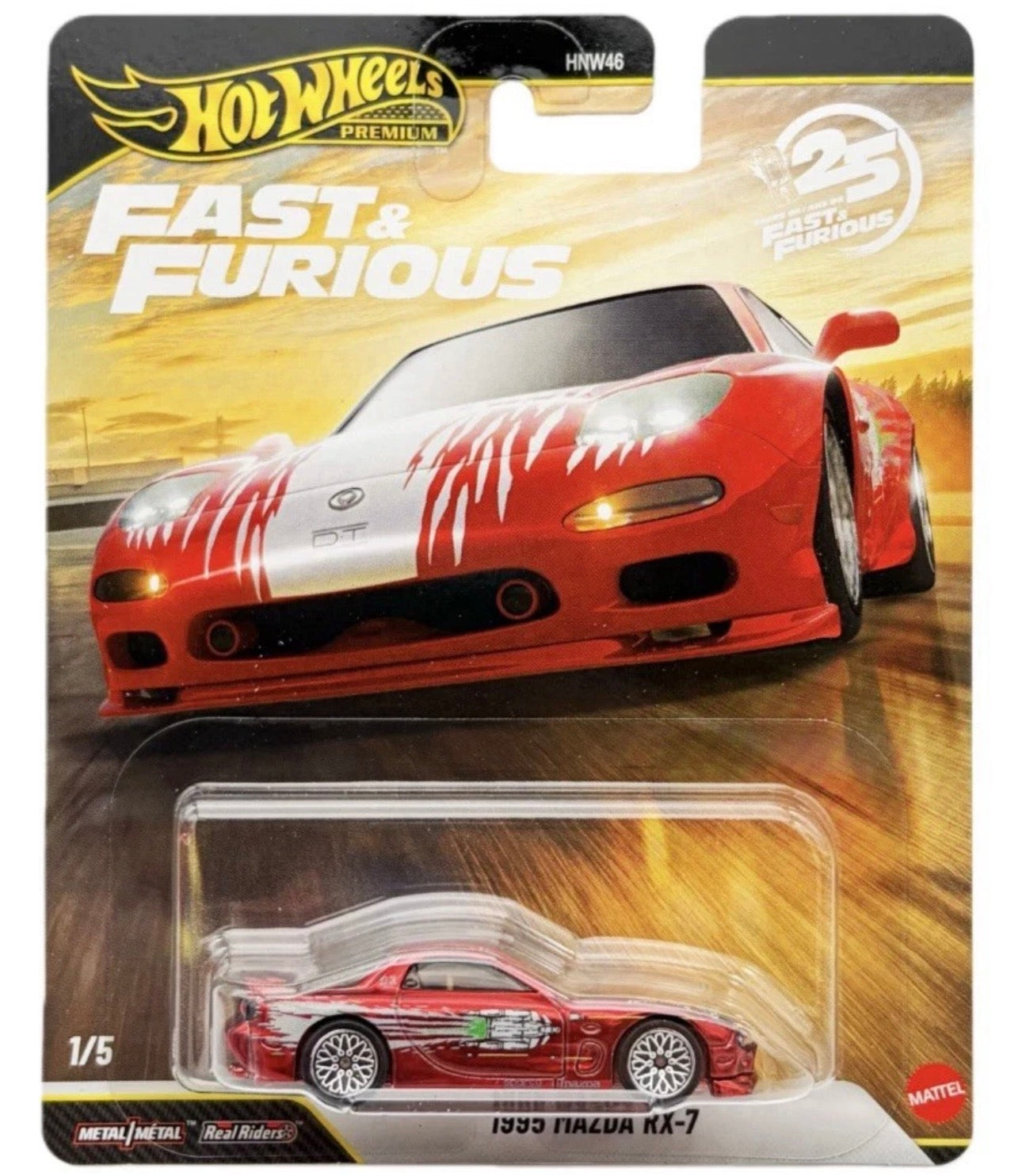 2026 Hot Wheels Premium Fast & Furious 1995 Mazda RX-7 Spectraflame CHASE Diecast