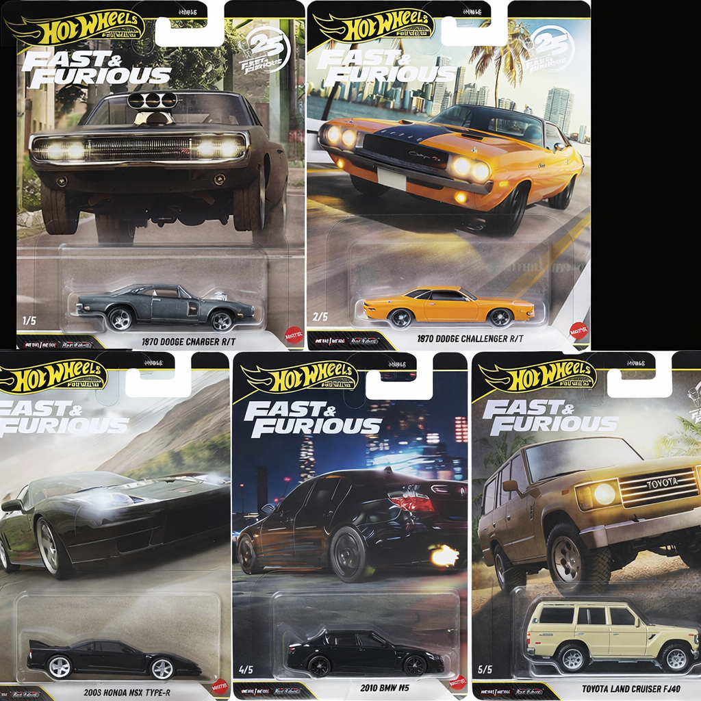 2026 Factory Sealed Case Q Wave Fast Furious Premium Hot Wheels with 1970 Dodge Charger RT CHASE 10 Cars (Pre-Order)