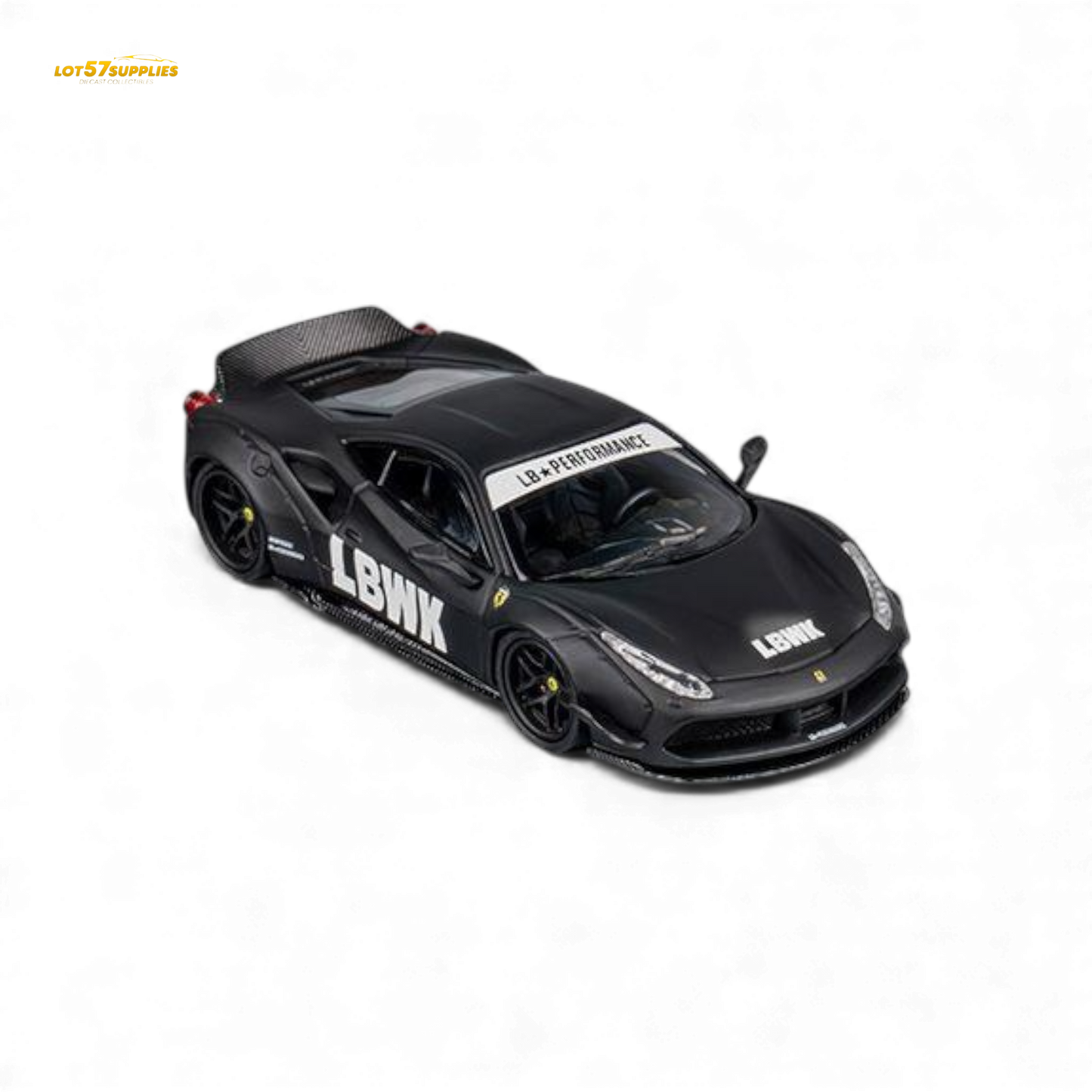 CM Model Ferrari 488 LB Works Black 1:64