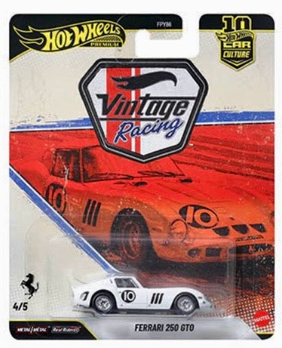 2026 Hot Wheels Car Culture Premium Vintage Racing - Ferrari 250 GTO (Pre-Order)