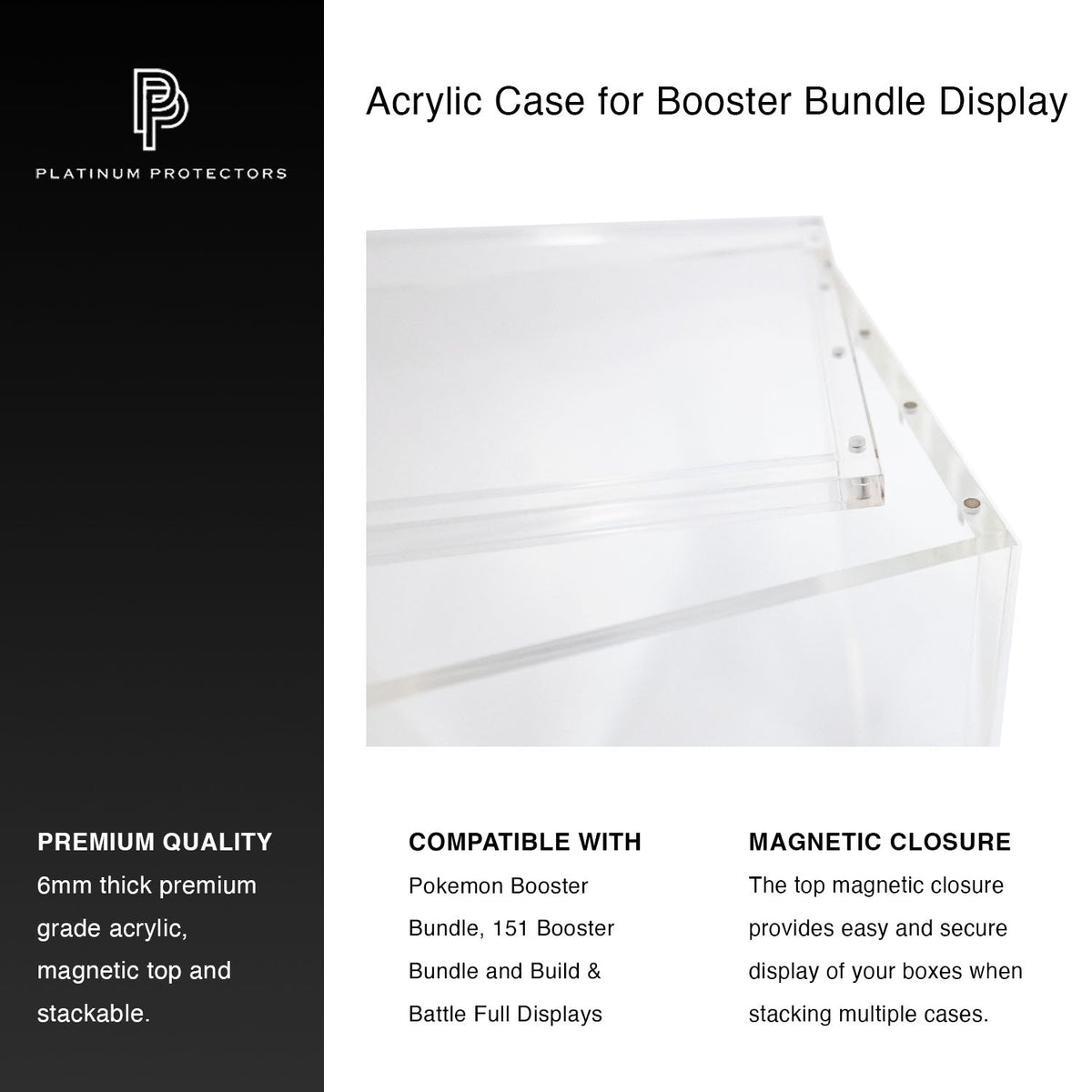 Pokémon 151 Booster Bundle and Build & Battle Display Acrylic Case