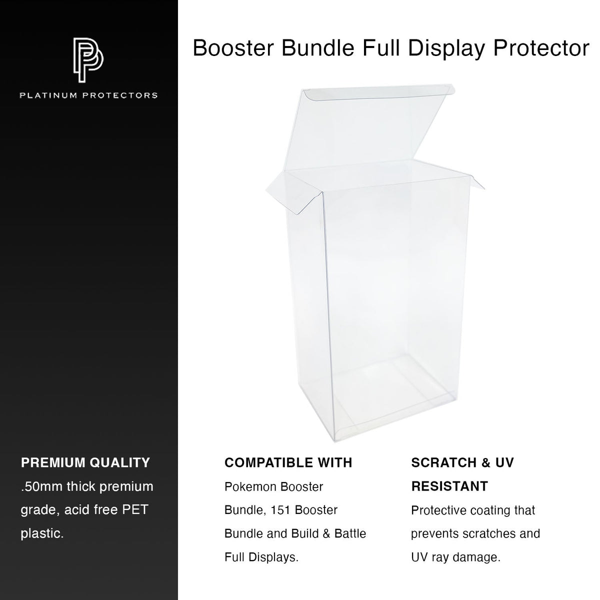 Pokémon 151 Booster Bundle and Build & Battle Display Protectors