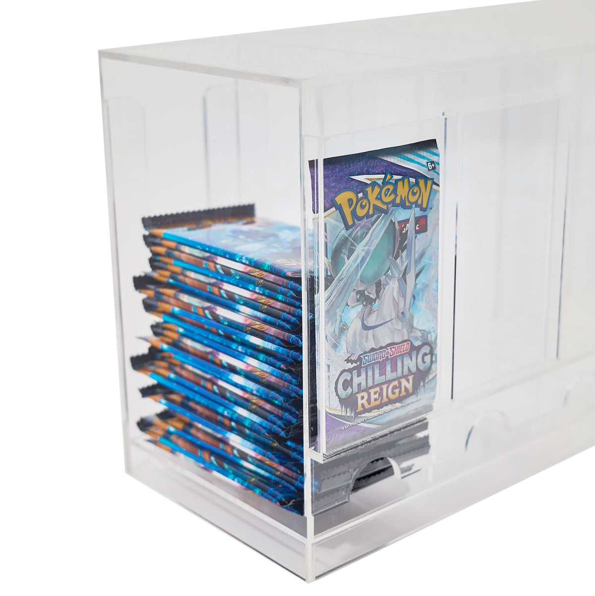 Acrylic Booster Pack Dispenser Case