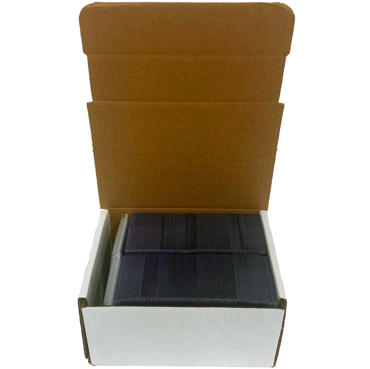 Trading Card Storage Box With Toploaders & Card Sleeves