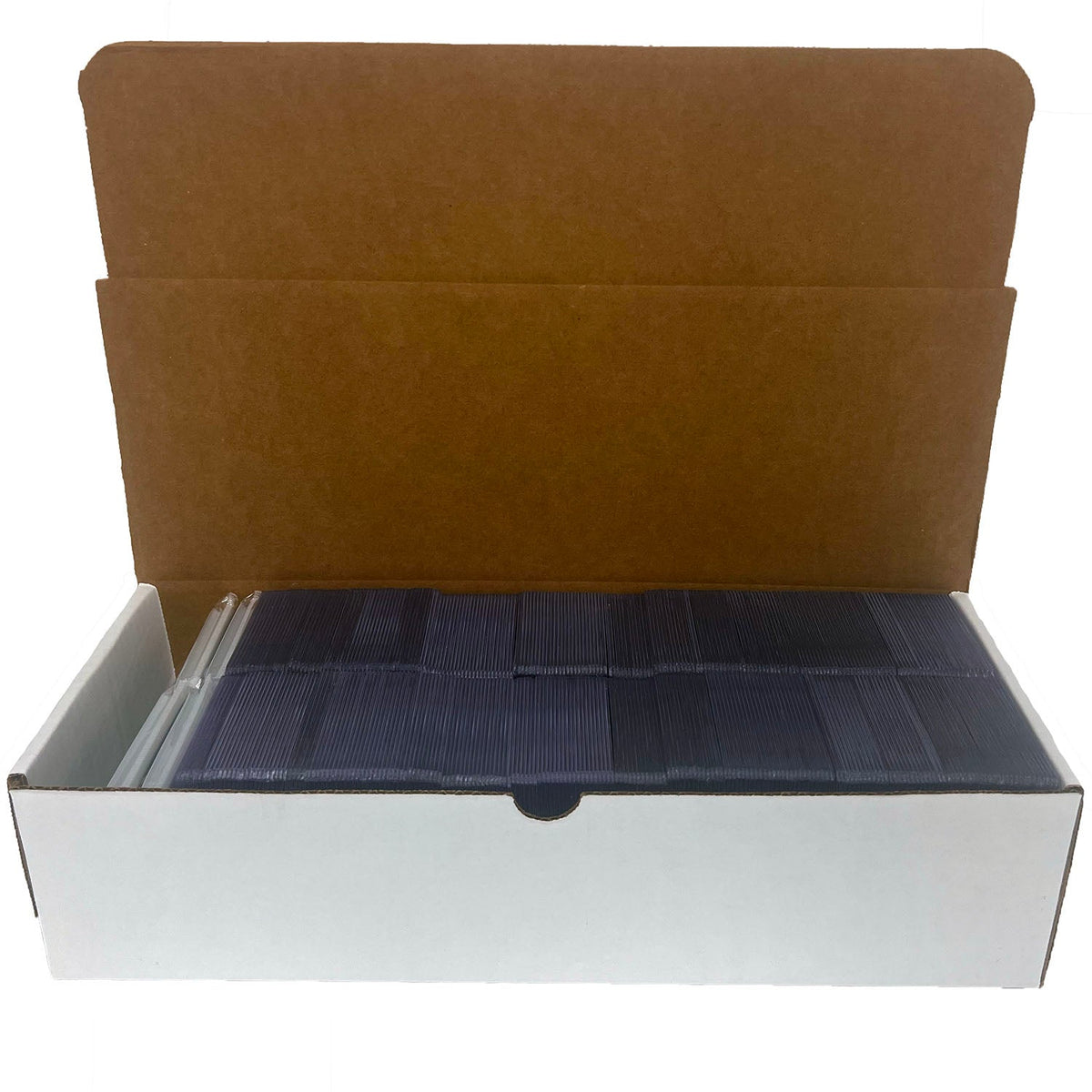 Trading Card Storage Box With Toploaders & Card Sleeves
