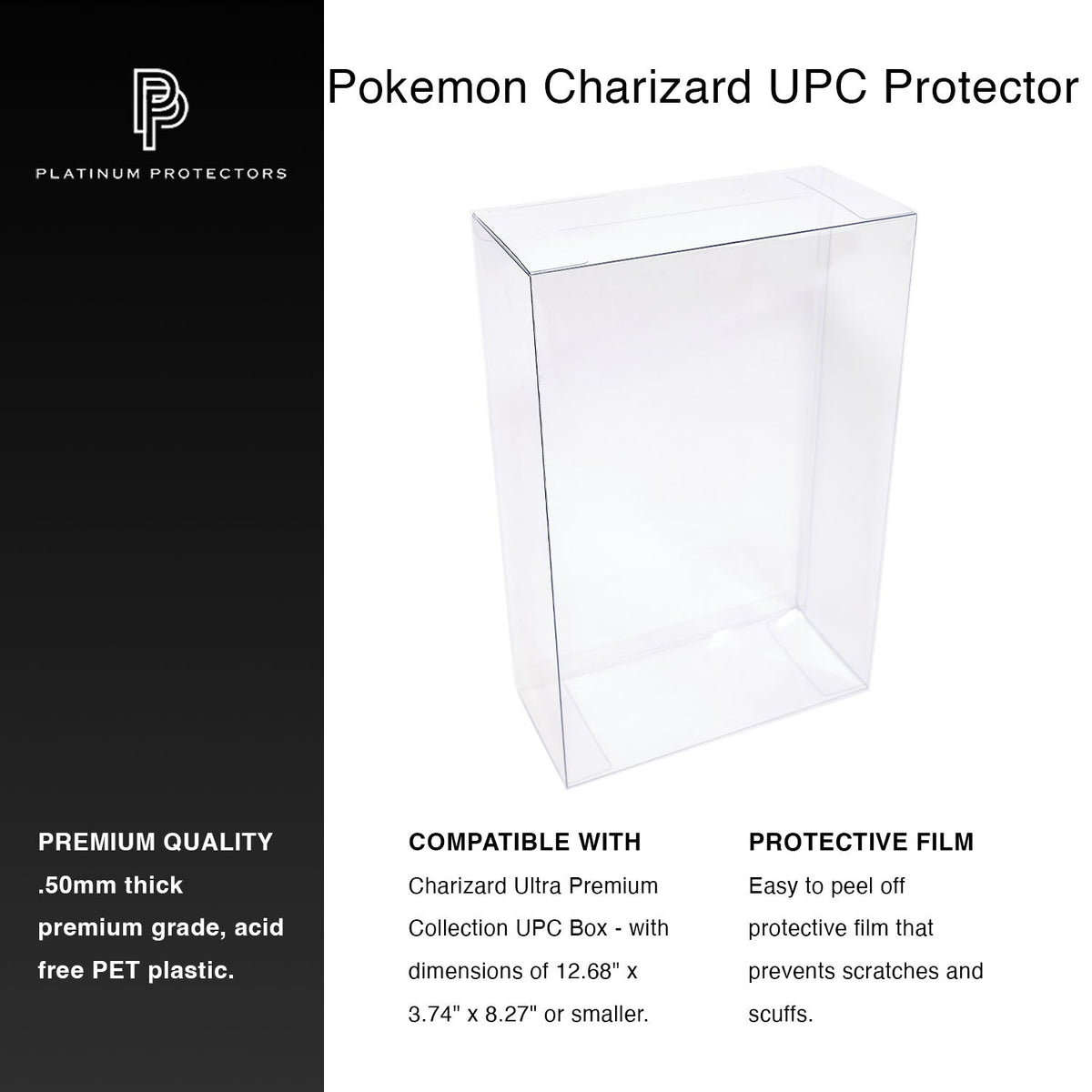Protectors for Pokémon TCG Sword & Shield Charizard UPC Ultra Premium Collection