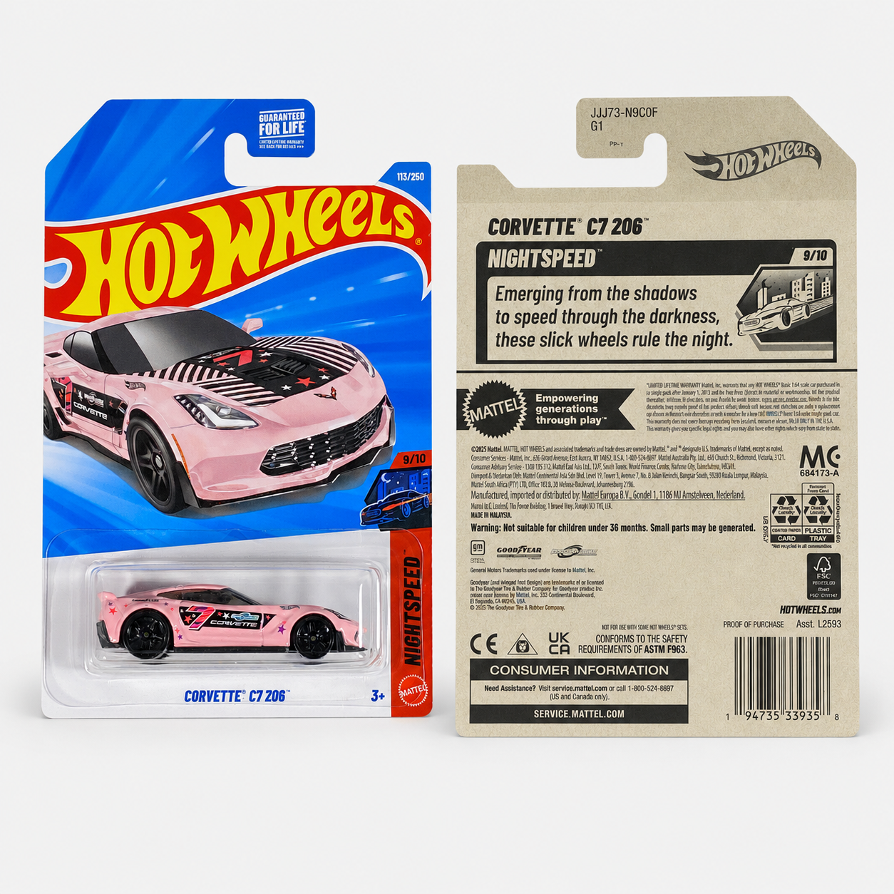 Hot Wheels Corvette C7 Z06 | Nightspeed Series 9/10 - 113/250