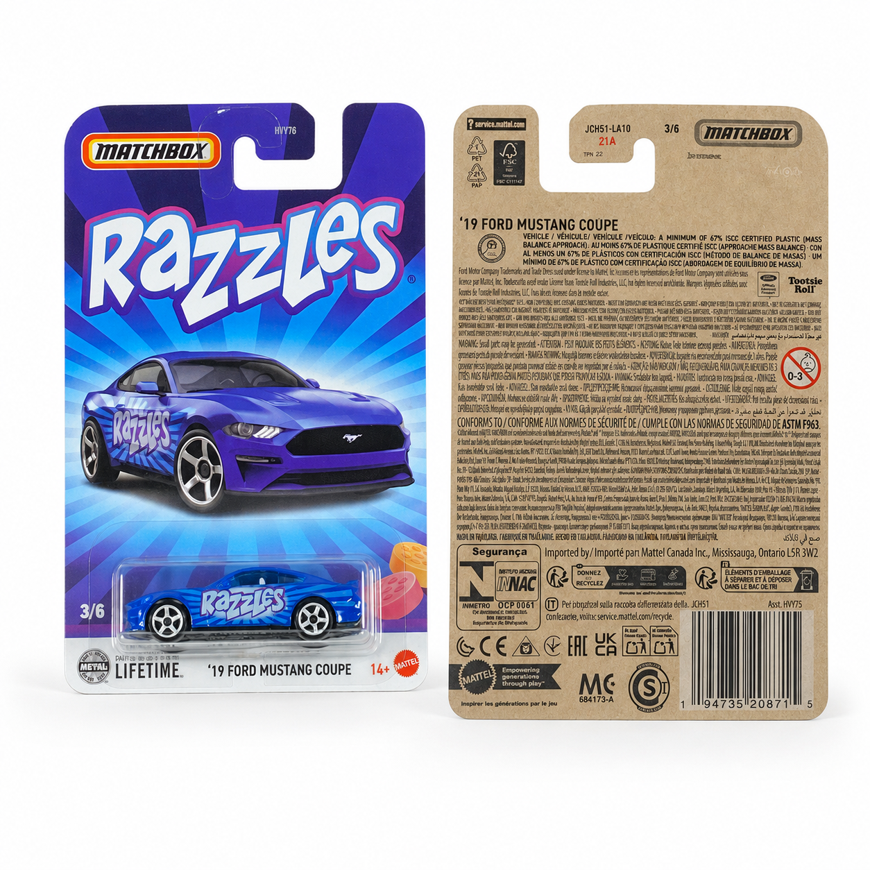 Matchbox '19 Ford Mustang Coupe | Candy Series 3/6