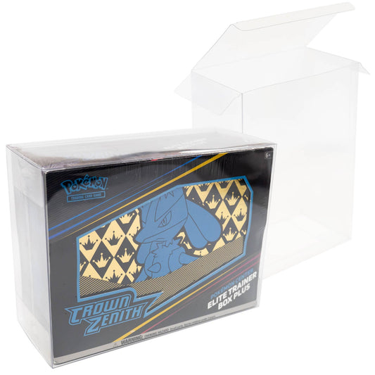 Protectors for Pokemon Center Crown Zenith ETB Plus and Go Boxes